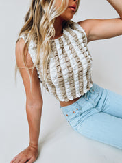 Charlie Textured Sleeveless Top