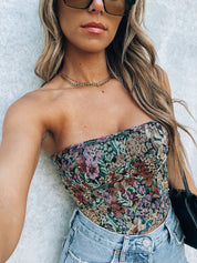 Nola Floral Corset Top