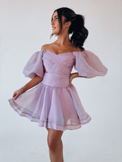 Kaylor Lavender Mini Dress