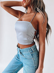 Mylah Back Lace-Up Top
