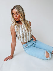 Charlie Textured Sleeveless Top