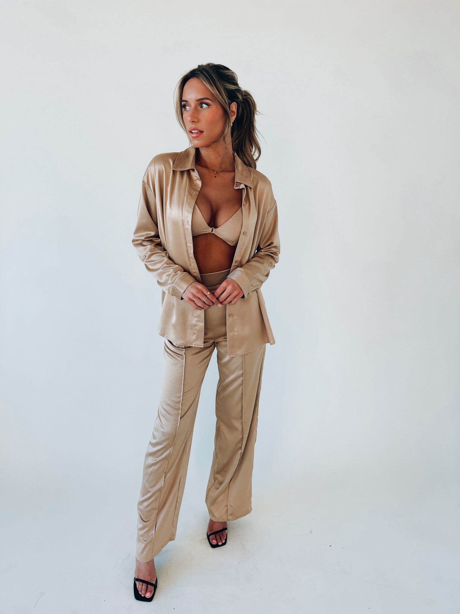 Luna 3 Piece Silk Set