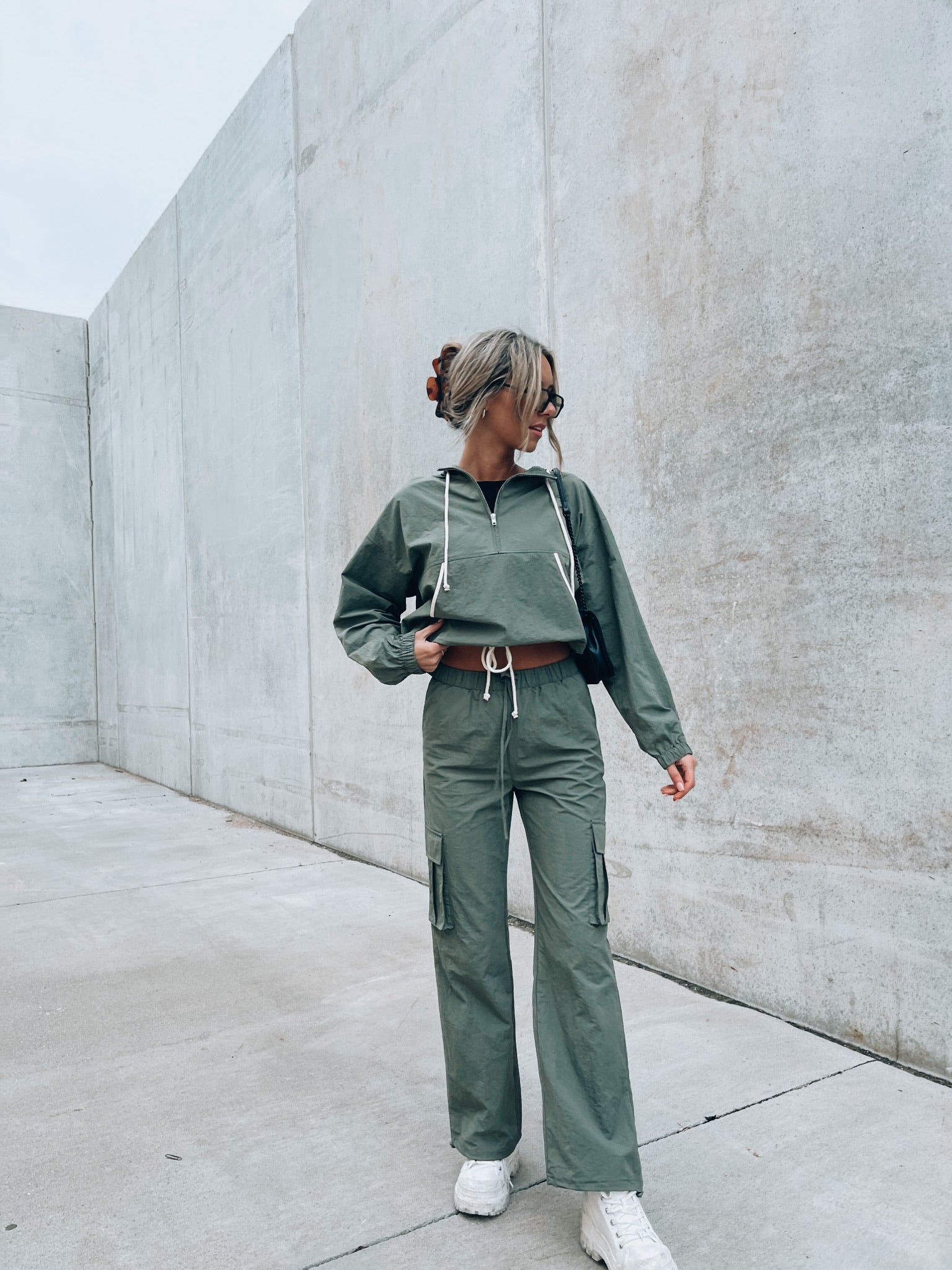 Dusty Green Joggers