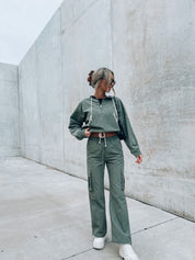 Dusty Green Joggers