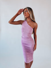 RESTOCKED : Yasmine One Shoulder Midi Dress