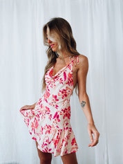 Kailani Cowl Neck Floral Dress