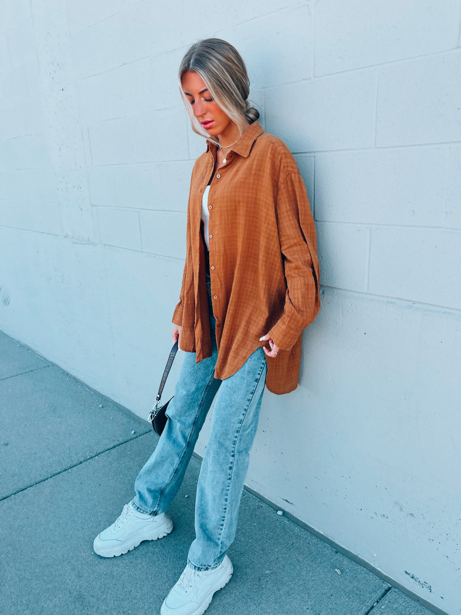 Camel Must Have Button Up