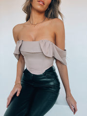 Ellie Off The Shoulder Corset Top