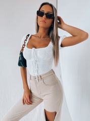 Melina Puff Sleeve Bodysuit