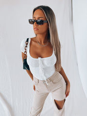 Melina Puff Sleeve Bodysuit