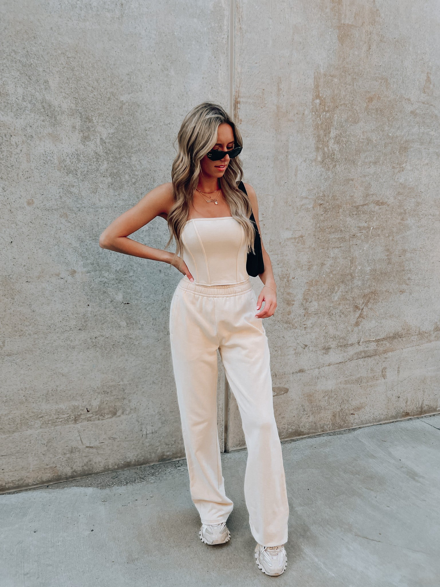 Cassie Cream Sweatpants