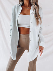 Sage Kalven Colorblock Button Down