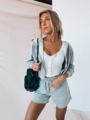 Grey Lounge Around Short