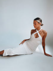 Kaylani Halter Midi Dress