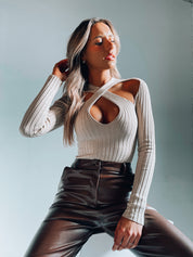 SALE :Long Sleeved Bodysuit