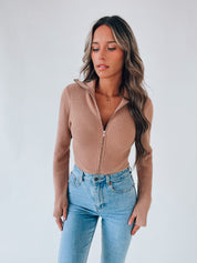 Linley Ribbed Knitted Bodysuit