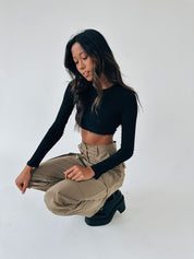 Kairi Open Back Crop Top