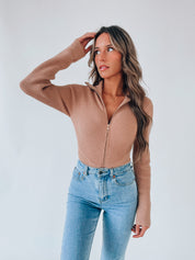 Linley Ribbed Knitted Bodysuit