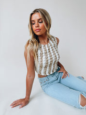 Charlie Textured Sleeveless Top