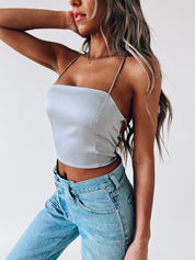 Mylah Back Lace-Up Top