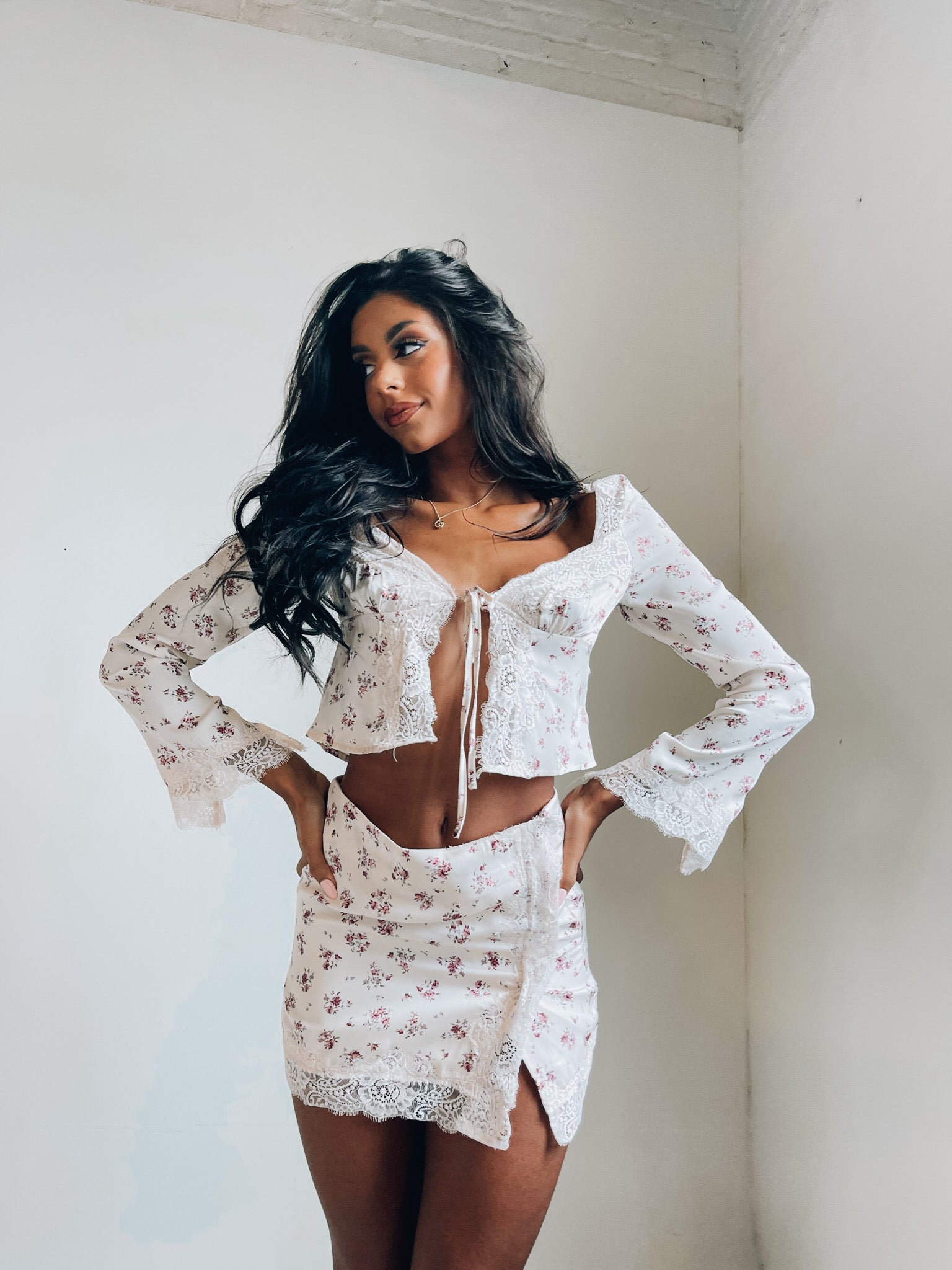 Juliet Floral Lace Set