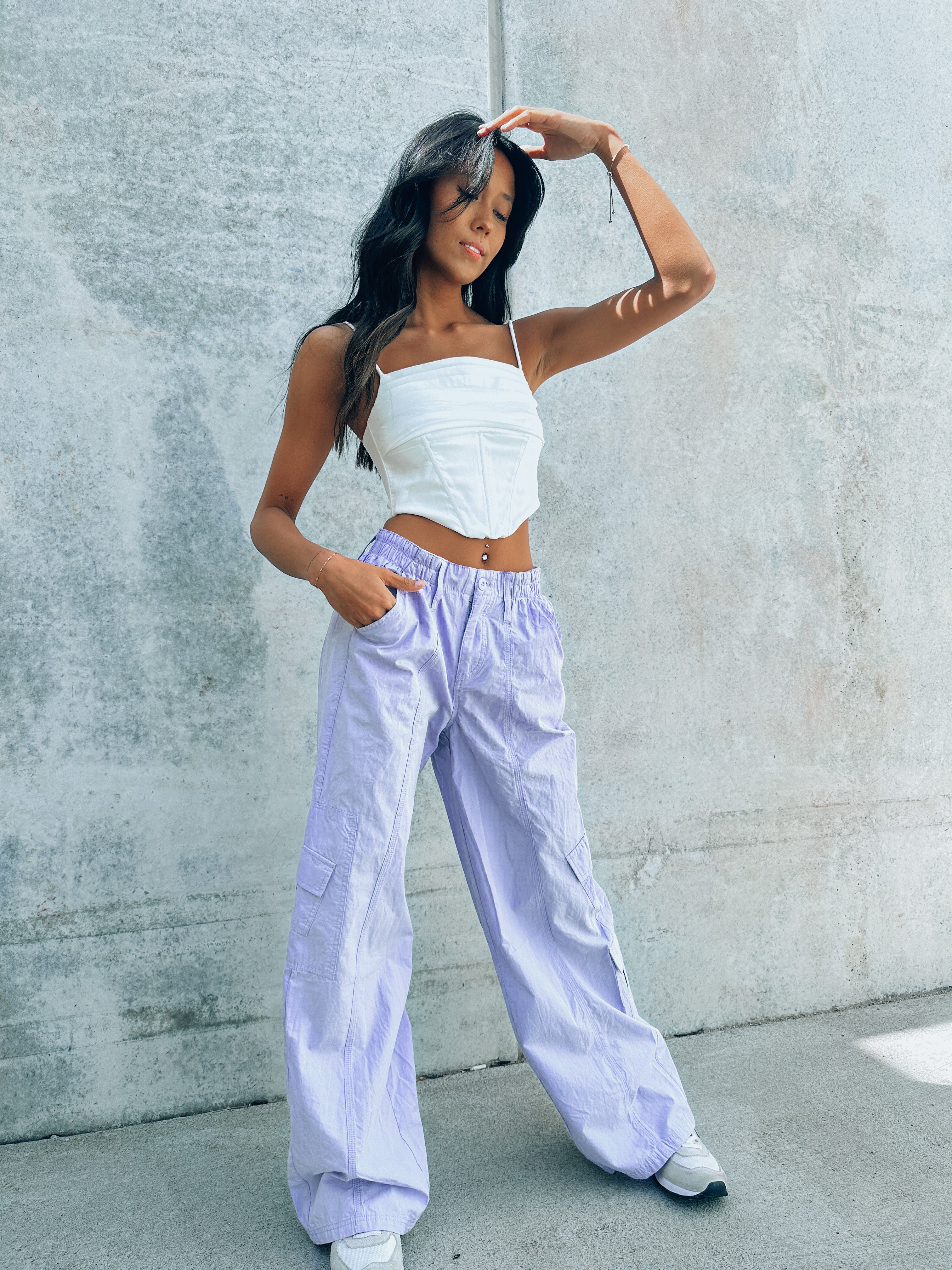 RESTOCKED :Lavender Cargo Pants