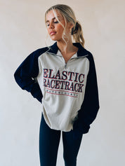 Elastic Racetrack Half Zip