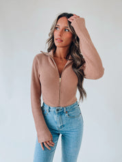 Linley Ribbed Knitted Bodysuit