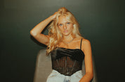 Everli Diamond Mesh Corset Top