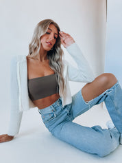 Carley Textured Zip-Up Hoodie