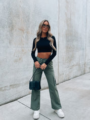 Dusty Green Joggers