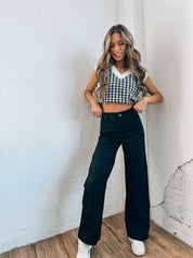 Lex  Black Cargo Pant