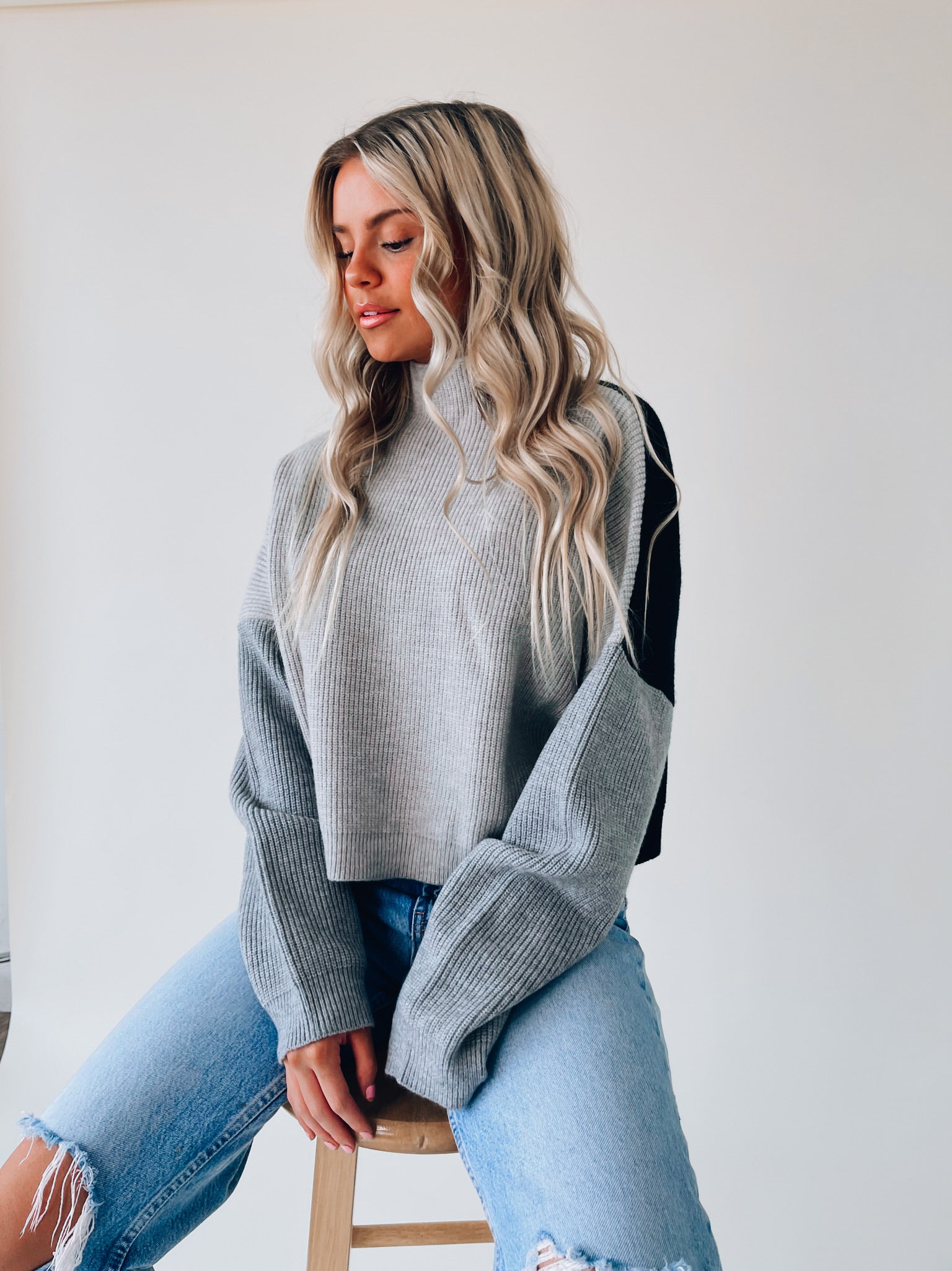 Callan Color Block Sweater