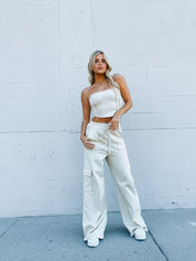 Noah Cotton Corset Top