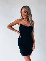 Brinley Mini Dress In Black