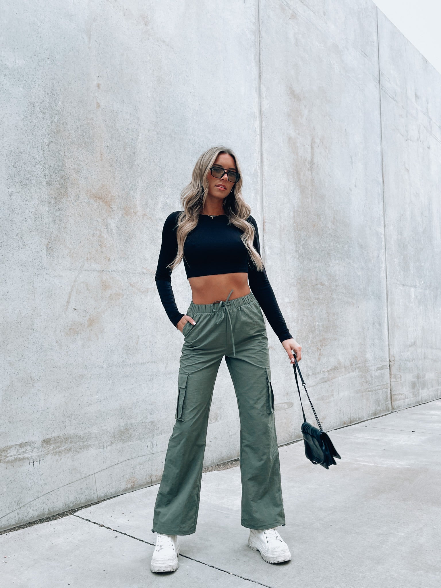 Dusty Green Joggers