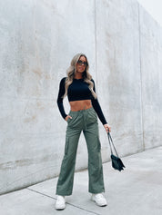 Dusty Green Joggers