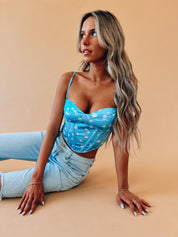 Nellie Floral Bustier