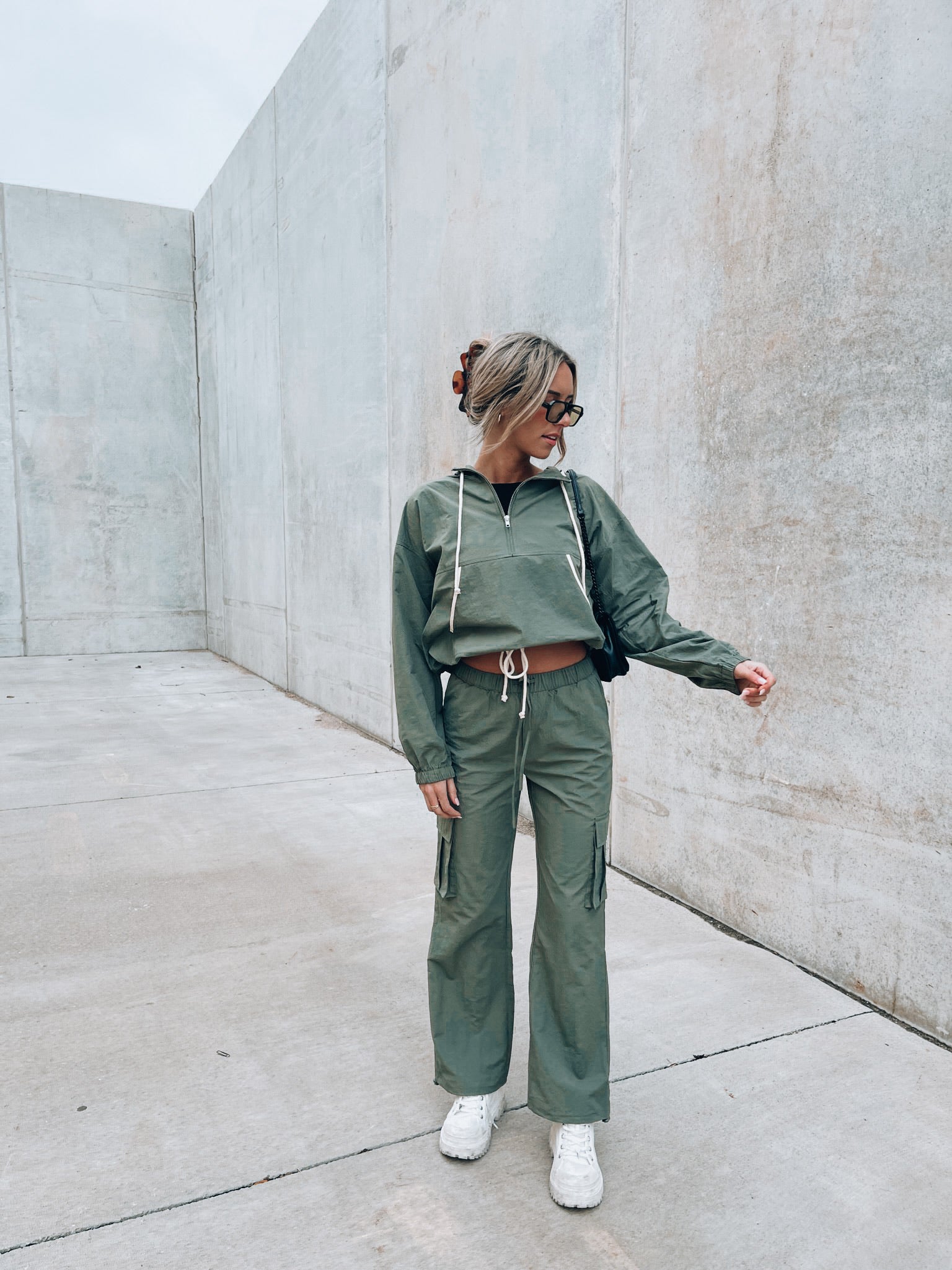 Dusty Green Joggers