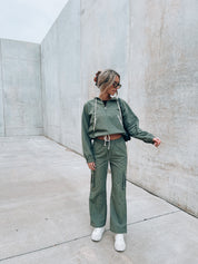 Dusty Green Joggers