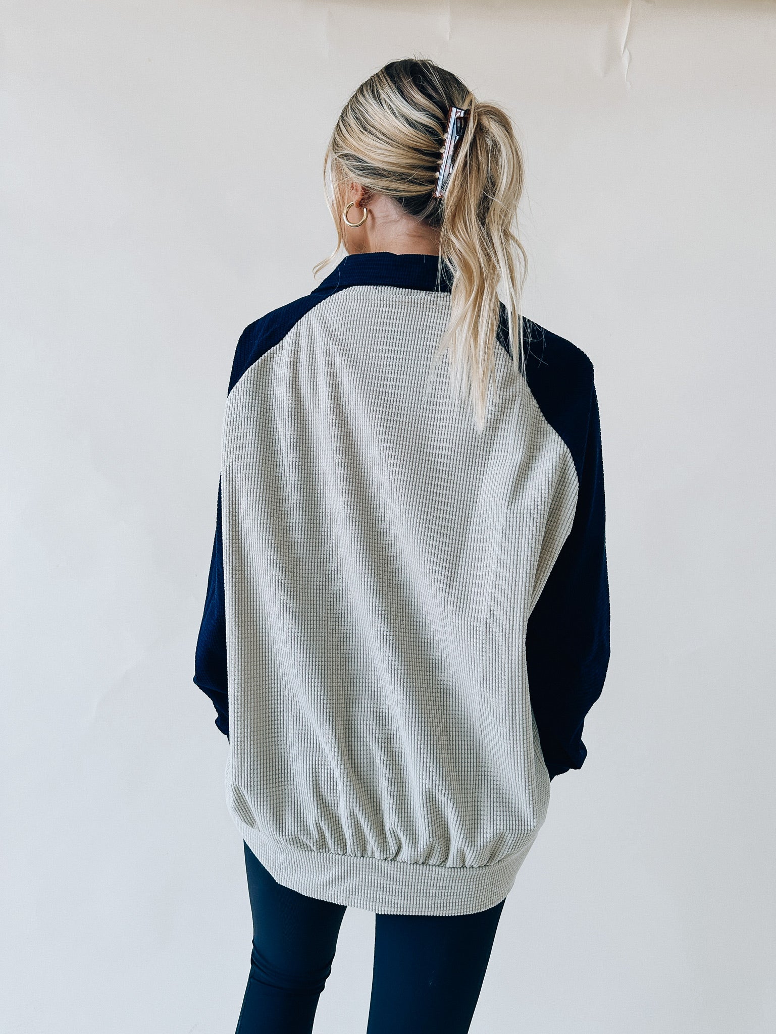 Elastic Racetrack Half Zip