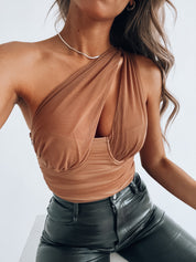 Nina One Shoulder Bodysuit