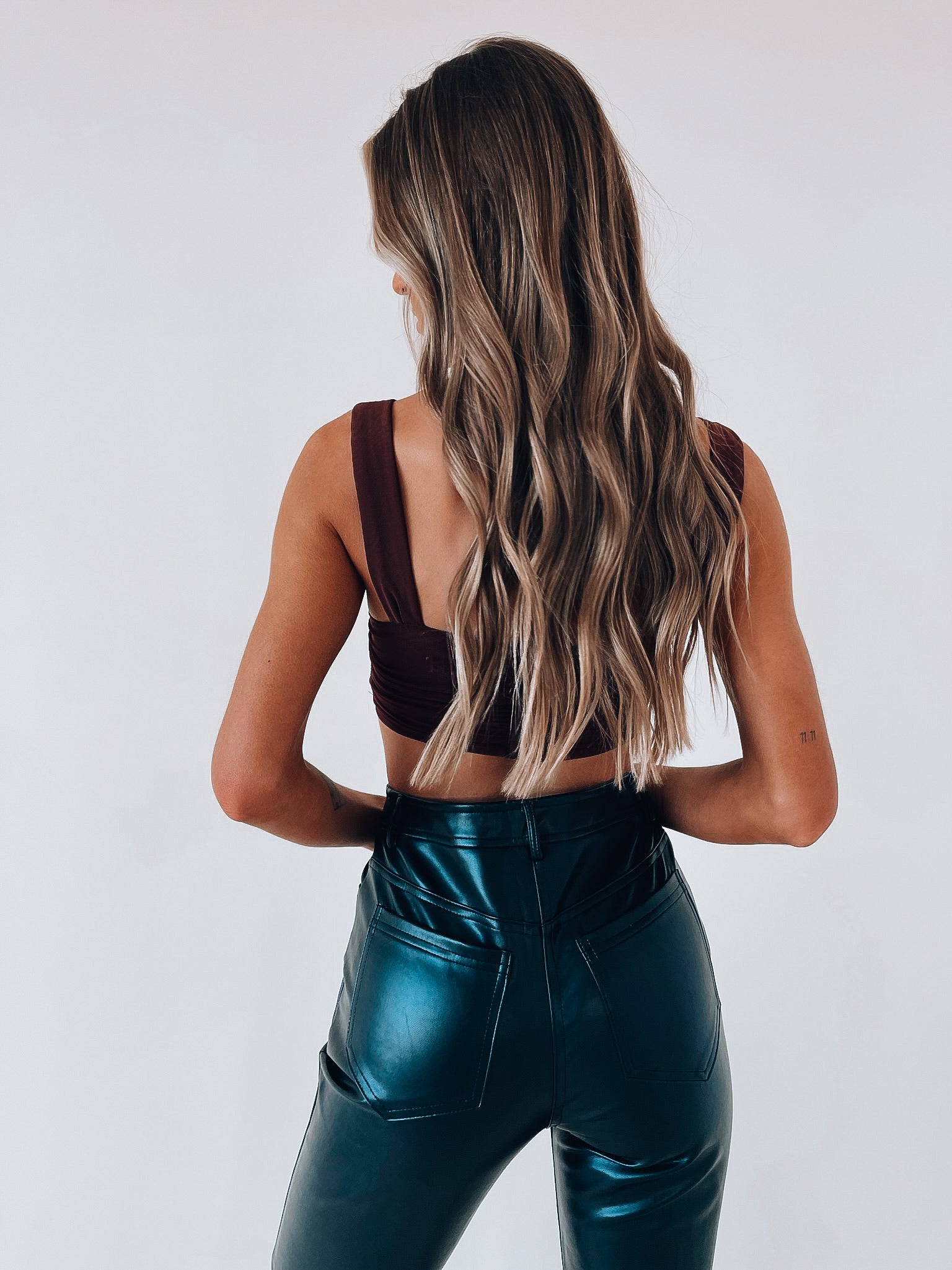 Eliza Brown Cropped Corset