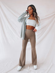 Sage Kalven Colorblock Button Down