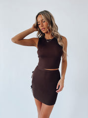Brooks Ribbed Skirt Set