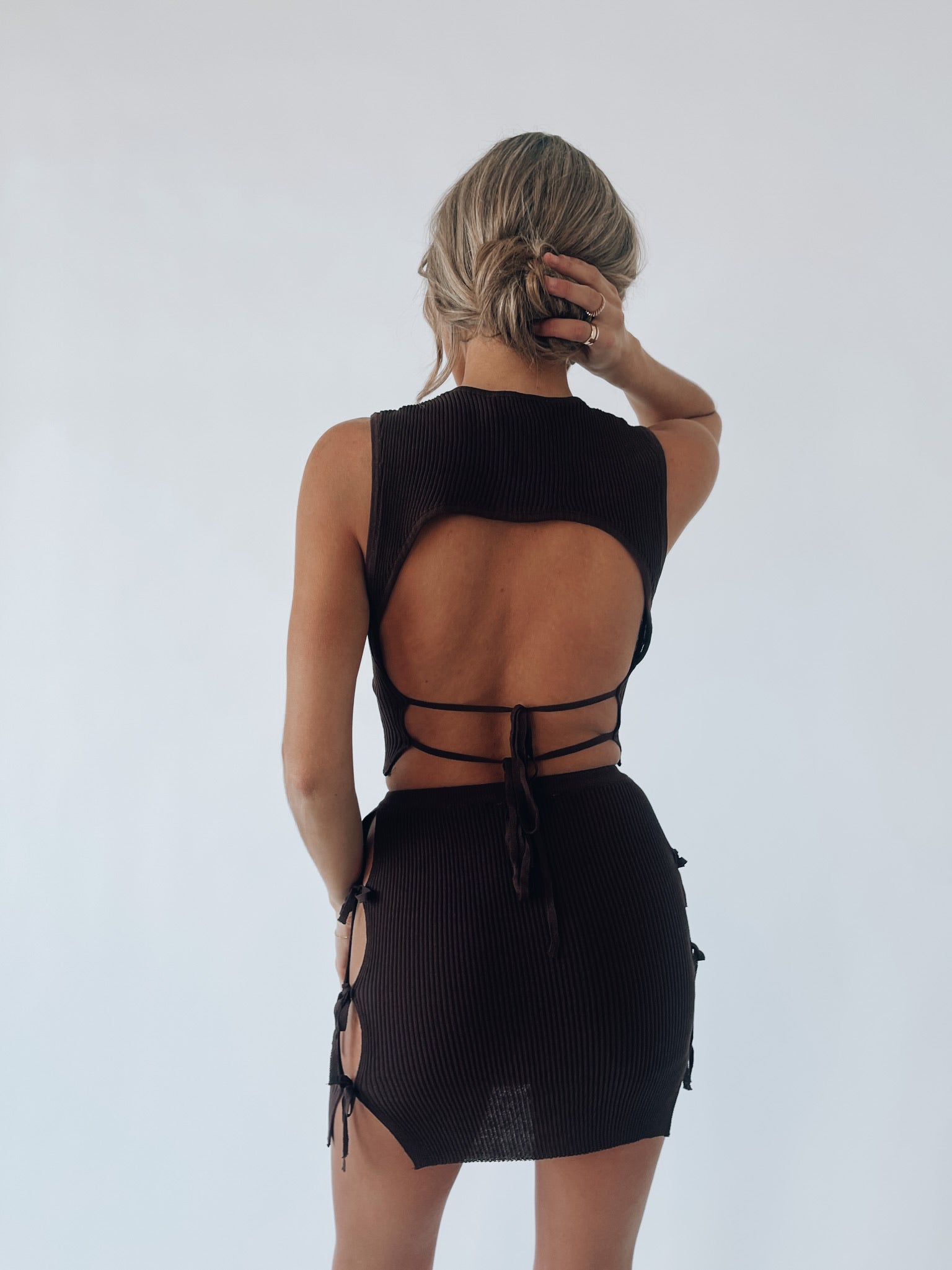 Brooks Ribbed Skirt Set