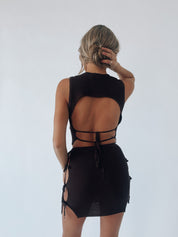 Brooks Ribbed Skirt Set