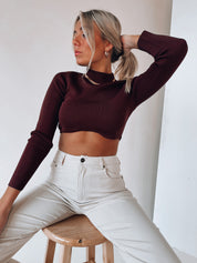 SALE : Sloane Cropped Sweater