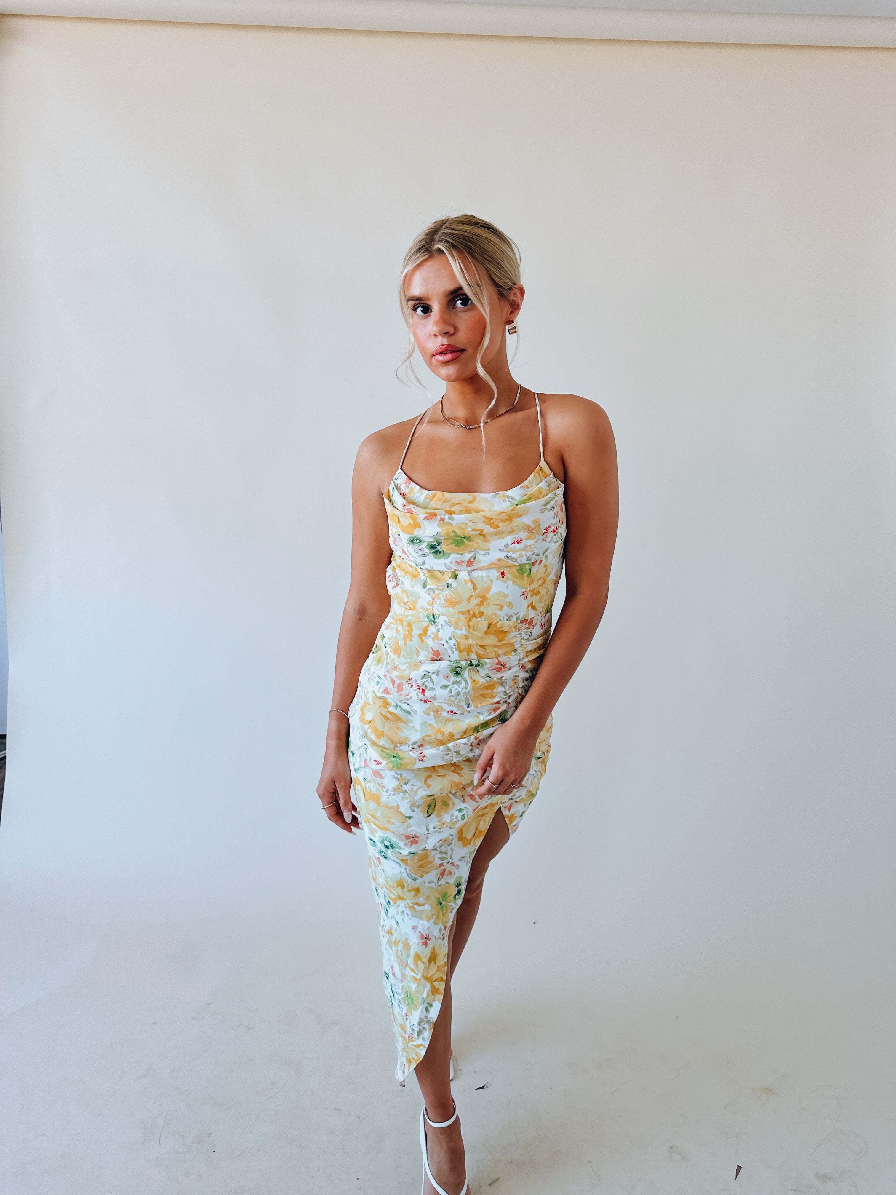 Jemma Floral Midi Dress