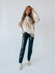 Lizzie Cream/Taupe Sweater